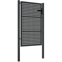 vidaXL Gartentor 105 x 175 cm Anthrazit/Stahl