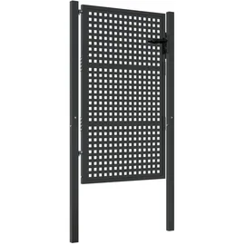 vidaXL Gartentor 105 x 175 cm Anthrazit/Stahl