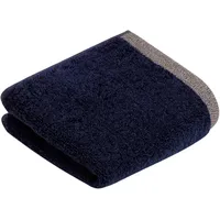 Bugatti Prato Gästehandtuch 30 x 50 cm marine blau 3 St.