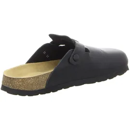 Natural sense Clogs Tieffußbett black für Herren, schwarz 45 EU - Schwarz - 45