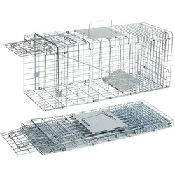 VerminBuster Faltbare Marderfalle - 93 x 30 x 33cm - Marderfalle - Marderabwehr Auto - Falle für Tiere - Steinmarderkäfig