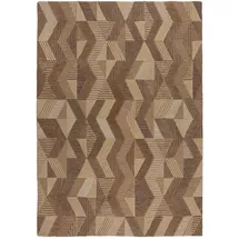 KADIMA DESIGN Wollteppich 120 x 170 cm Braun