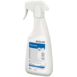 ECOLAB Pep® active Sprühreiniger, Für eine effektive, materialschonende Fleckenentfernung, 500 ml - Flasche (1 Karton = 6 Flaschen)