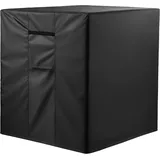Vevor Klimaanlagenabdeckung, 812 x 812 x 914 mm, dreischichtig, wasserdichtes Polyestergewebe, Schutzhülle, universelle Passform, Schutzabdeckung für Klimaanlagen im Freien, schwarz