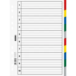 Brunnen 1066593, Blau, Grün, Grau, Rot, Weiß, Gelb, Papier, Kunststoff, 10 Stück