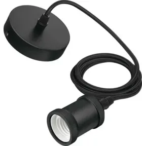 Philips Lighting E27-Fassung m. Zul. Fassung schwarz CORDmodern#16776200