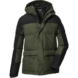 KILLTEC Steppjacke mit Kapuze/Winterjacke ist wasserabweisend KOW 156 BYS QLTD JCKT, grün