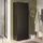 Forte NET106 Schrank 68,7 x 36,5 x 181,1 cm Schwarz