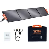 Vevor 200W Solarpanel Kit 18V monokristallinen Solarmodul wasserdichte ETFE-Oberfläche (IP67) Solaranlage Umwandlungsrate von 23% inkl.4-in-1-MC4-Adapterkabel Ideal für Wohnmobile Yachten Zuhause