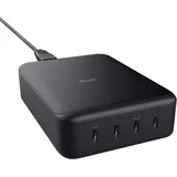 Trust MAXO 240W 4-PORT USB-C Desk Charger 240 W), USB Ladegerät, Schwarz