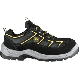 teXXor S1-sicherheitshalbschuhe Metz Schwarz/gelb Src, Stahlkappe 611342 Gr.42