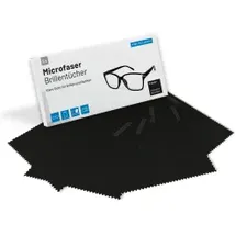 POLYCLEAN Brillenputztücher Microfaser – Microfasertuch für Brillen, Display und Laptop – 5 Stück