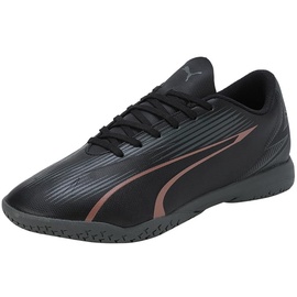 Puma Unisex Adults Ultra Play It Soccer Shoes, Puma Black-Copper Rose, 48 EU
