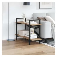 vidaXL Bücherregal 100 x 33,5 x 64 cm Braun