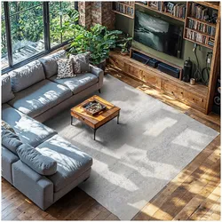 tectake® Vintage Designer Teppich, verschiedene Größen, pflegeleichter, flauschiger Kurzflor, rutschfeste Unterfläche