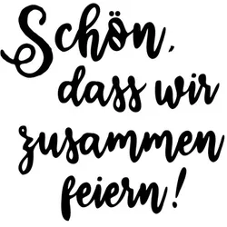Bierdeckel aus Filzpappe/Karton, "Schön, dass...", Ø 107 mm, rund, 1000 Stück - Mank