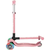 GLOBBER Primo Faltroller Mit Lichtern - Pastel Pink -
