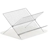 Zeller Geschirrabtropfständer 43 x 23 x 32 cm Farbe silberfarben