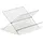 Zeller Geschirrabtropfständer 43 x 23 x 32 cm Farbe silberfarben