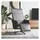 vidaXL Relaxsessel mit Fußteil Kunstleder 86,5 x 107,5 x 86,5 cm Grau drehbar