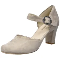 Hirschkogel Damen Pumps, Taupe, 43 EU