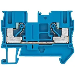 Siemens 8WH60000AH01 Durchgangsklemme IPO-Technik, 6mm2 Breite 8, 2mm, blau 1000V 2 Schlusspunkte - 50 Stück