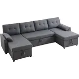 Vevor Schlafcouch 6-Sitzer Grau