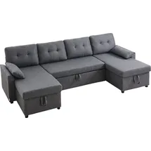 Vevor Schlafcouch 6-Sitzer Grau