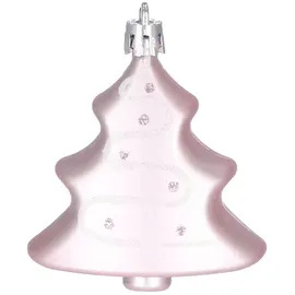 SPRINGOS Weihnachtskugeln 77 Stück, Rosa, bruchsicher, Baumschmuck, Weihnachten, Weihnachtsbaum-arrangement, Stilvoll