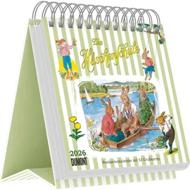 Dumont Kalenderverlag Die Häschenschule - Postkartenkalender mit 53 Grußkarten nostalgische Illustrationen des Kinderbuchklassikers