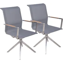 Garden Pleasure Salida Kunststoff Grau
