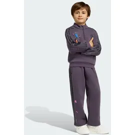 adidas Minecraft Loose Crew Set Trainingsanzug Schwarz 116