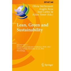 Lean, Green And Sustainability, Kartoniert (TB)