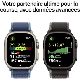 Apple Watch Ultra 3 GPS + Cellular 49 mm Titangehäuse Schwarz Alpine Loop Schwarz L