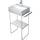 Duravit DuraSquare 51,6x33cm, bodenstehend, chrom