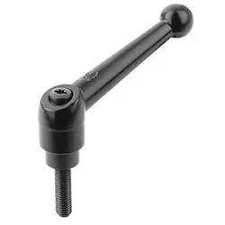 KLEMMHEBEL GR.1 M06X10 ZINK, SCHWARZ SEIDENMATT, KOMP:STAHL - schwarz seidenmatt