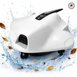 Poolroboter 2026 Kabellos Poolsauger S2 Ultra 5000mAh Akku Selbstparkend bis 200m2 40W/120 Min/30 GPM/180μm, Poolreiniger für Aufstellpool Einba...