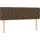 vidaXL Boxspringbett mit Matratze Dunkelbraun 140x200 cm Stoff