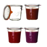 Weck Sturzglas 0,5l 4er Pack