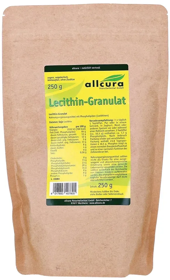 Preisvergleich Produktbild Lecithin Granulat 250 g