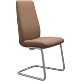 Stressless® Polsterstuhl Laurel, High Back, Größe L, mit Beinen aus Stahl in Chrom glänzend braun