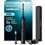 Philips Sonicare 4100 Series HX4044/52 Schwarz + Reiseetui