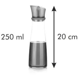 Tescoma Ölflasche Glas Ölfläschchen Ölspender Öldosierer Öl-& Essigspender Grün 250 ml