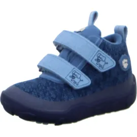 Affenzahn Low Boot Elephant 0084430119 Blau, - Stiefel ohne Futter - Barfußschuhe KINDER, Blau für Kinder, blau, Größe 34 EU
