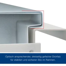 Hörmann ZK-Element Anschlag links Silber 75 x 200 cm