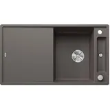 Blanco Axia III 5 S rechts Einbau von Oben vulkangrau Excenterbetätigung 915 x 510 mm