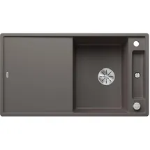 Blanco Axia III 5 S rechts Einbau von Oben vulkangrau Excenterbetätigung 915 x 510 mm