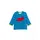Toby Tiger Langarmshirt mit Triceratops Applikation in blau | Gr.: 86