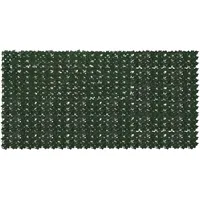 vidaXL Balkonverkleidung 300 x 150 cm Dunkelgrün Polyethylen