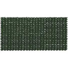 vidaXL Balkonverkleidung 300 x 150 cm Dunkelgrün Polyethylen